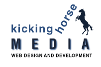 Kicking Horse Media Web Design & Development Logo Kicking Horse Media Web Design & Development Logo