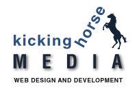 Kicking Horse Media Web Design & Development Logo